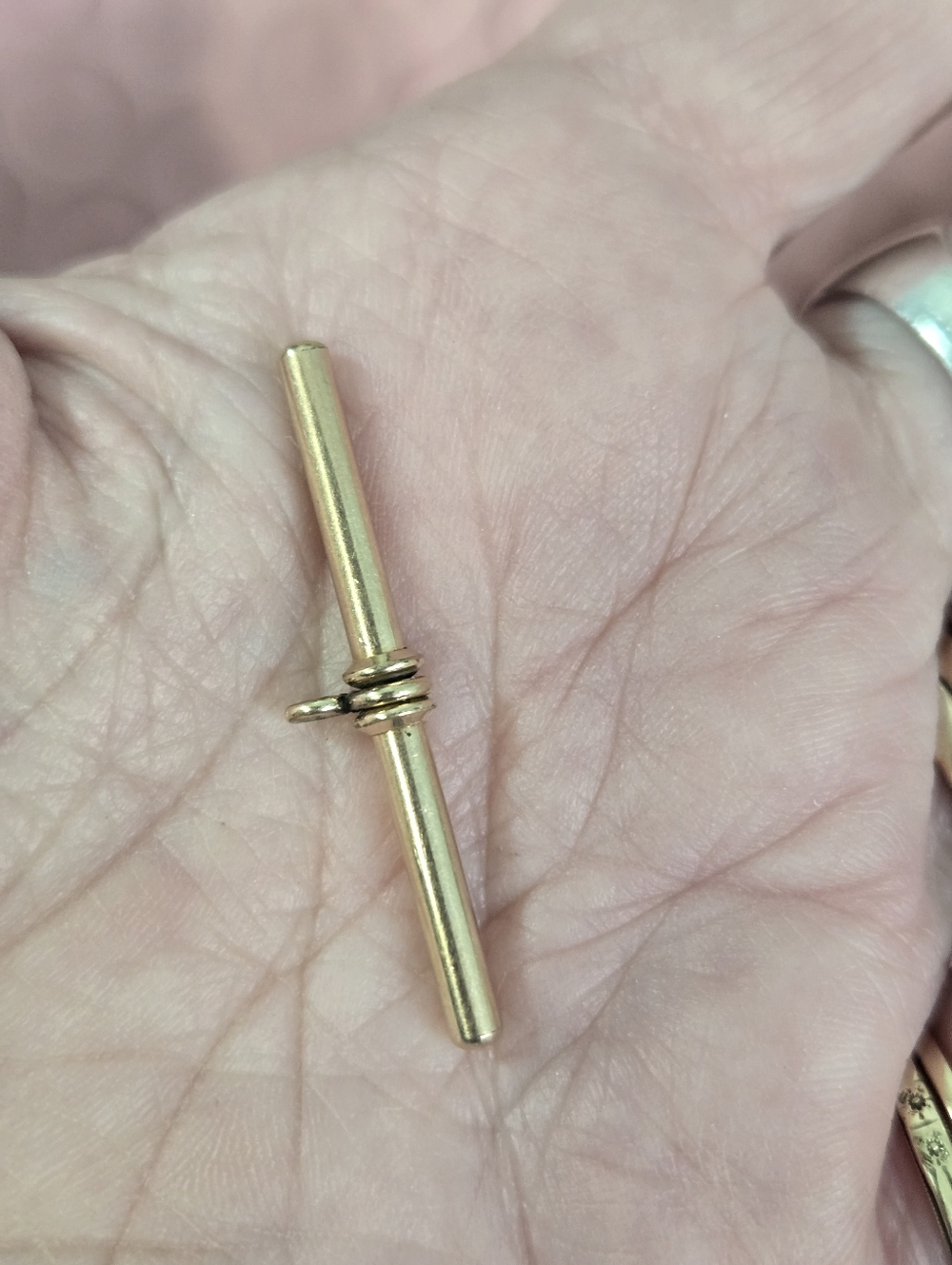 Vintage Gold Filled T-Bar Toggle Clasp